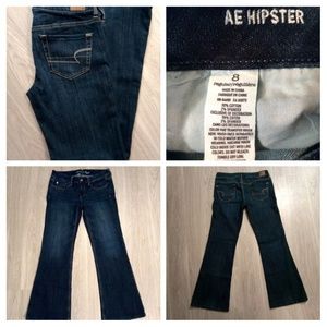 American Eagle Hipster Jeans SZ-8 FREE top